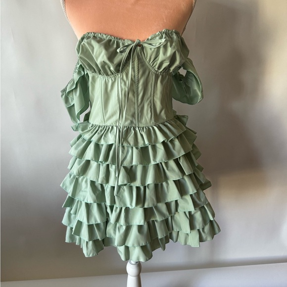 Dolls Kill Sugar Thrillz Exchanging Love Letters Mini Dress - Picture 10 of 11